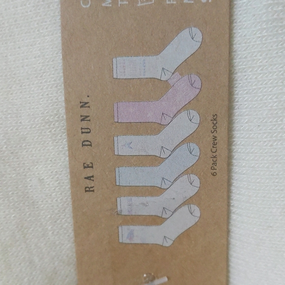BOGO!! RAE DUNN | NWT Girls Crew Socks - Picture 3 of 3